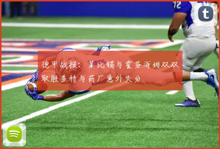德甲战报：莱比锡与霍芬海姆双双取胜多特与药厂意外失分